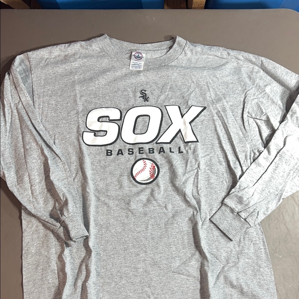 Men’s XL Delta Gray Long Sleeve Chicago White Sox